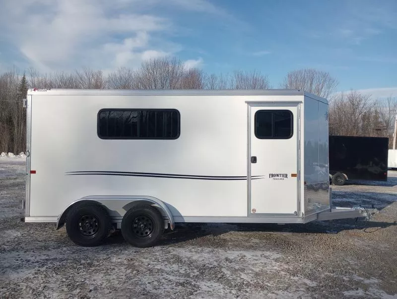 new Horse Trailers Frontier Trailers  for sale, in Manchester, ME Thumbnail 8