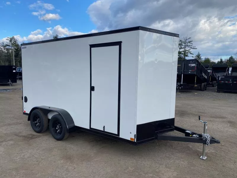 2026 ITI Cargo 7x14 Enclosed 7K Cargo Trailer w/Extra Height & Rear Ramp Door