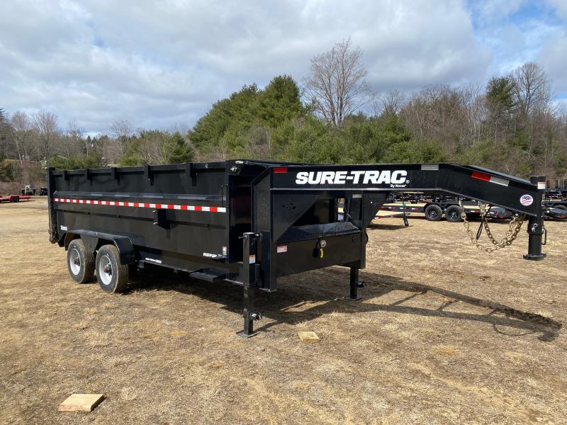 2025 Sure-Trac 7x18 Powder Coated 25.9K Super Duty Gooseneck Dump ...