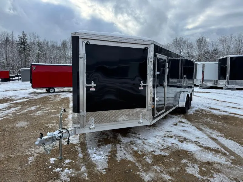 2026 Stealth Trailers 7x22+4.5 XLT PRO Aluminum 3/4-Place Enclosed Snowmobile Trailer w/Mats & Guides