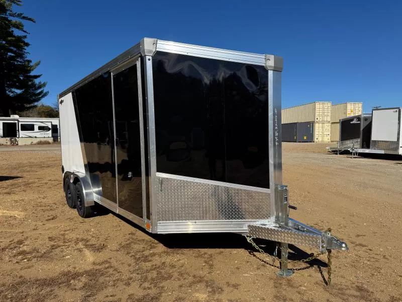2026 Ideal Cargo 7.5x16 Galvanized Frame 7K Enclosed Trailer w/Extra Height, Ramp Door & Wall E-Trac