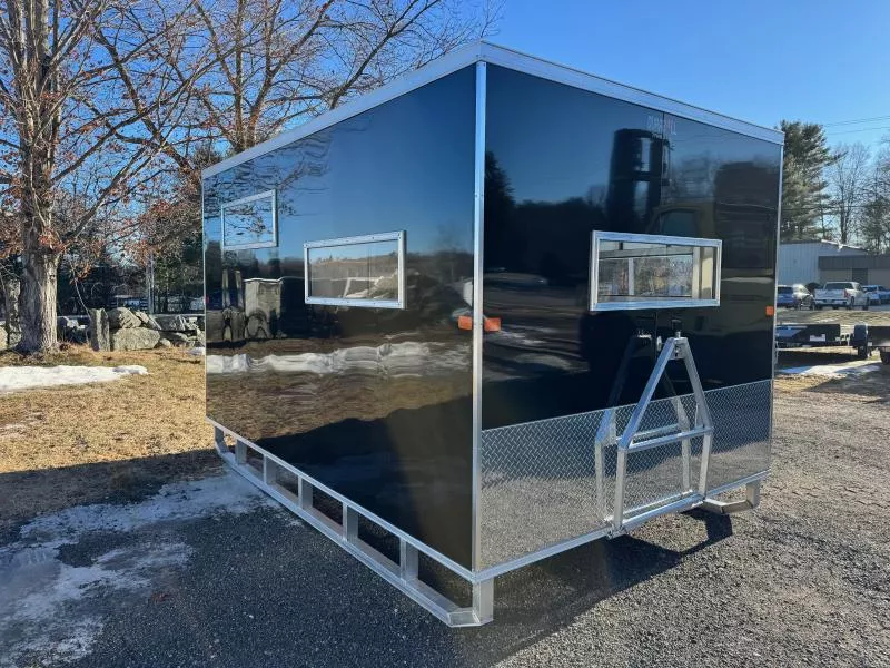 2026 Durabull Trailers 8x12 All Aluminum Ice Shack w/Locking Access Door
