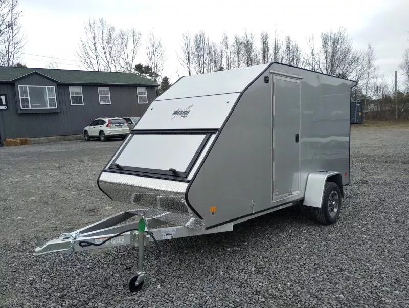 2026 Mission 60x12 Aluminum Single Place Crossover w/Rear Canopy, Caliber Package Mats & Guides, Rust-Free Package