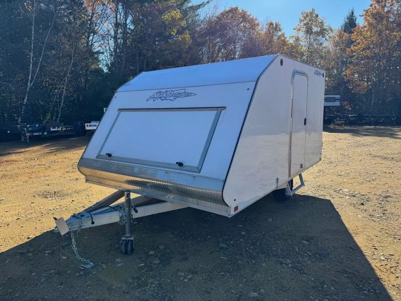 2021 Nitro 101x12 Crossover 2-Place Enclosed Snowmobile Trailer w/Track Mats & Ski Guides