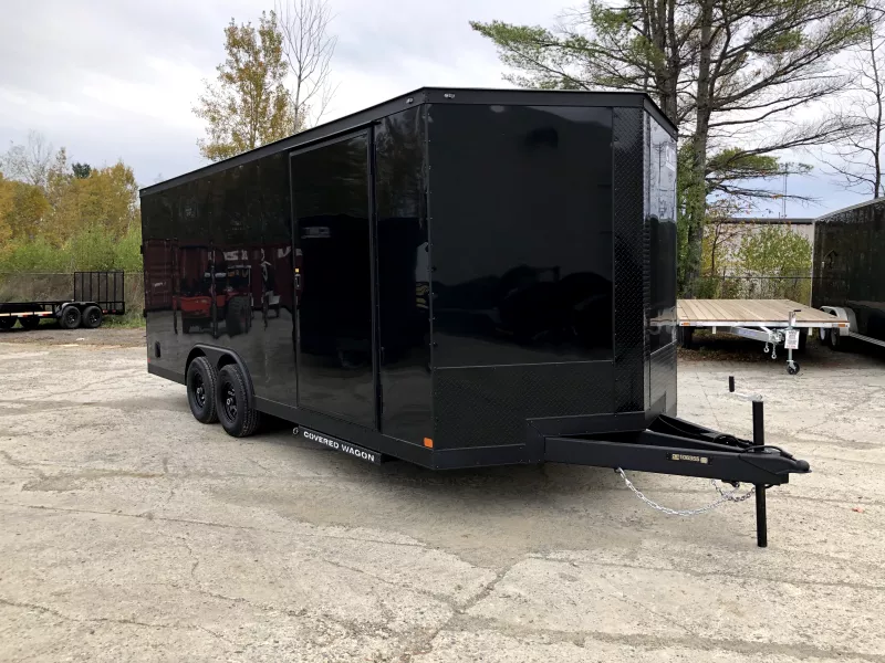2026 Covered Wagon Trailers 8.5x20 Enclosed 10K Cargo Trailer w/Blackout Package & Extra Height