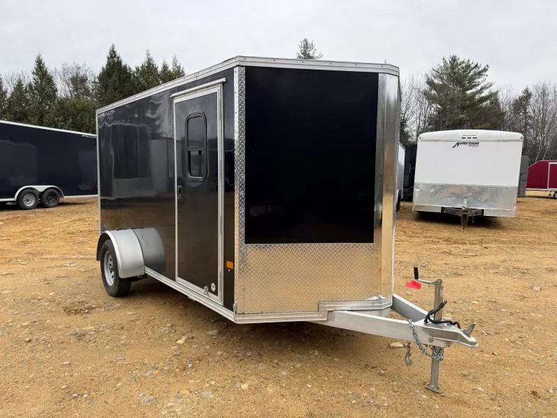 2023 Stealth 6.5x12 Aluminum 3K Enclosed Cargo Trailer w/Fold Down Bed & Rear Ramp Door