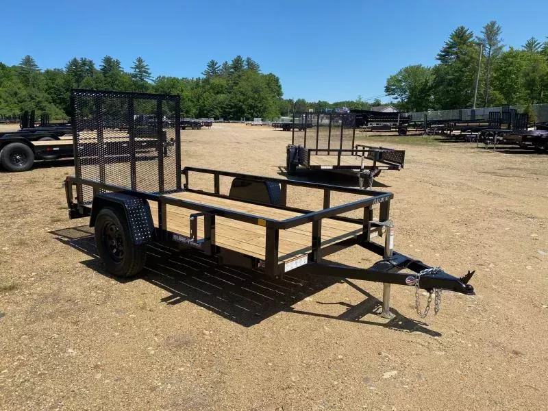 2025 Sure-Trac 5x10 Powder Coated 3K Tube Top Utility Trailer w/Rear Ramp
