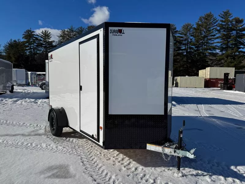 2026 Durabull Trailers 6x12 Aluminum Enclosed 3K Cargo Trailer w/Blackout PKG. & Rear Ramp
