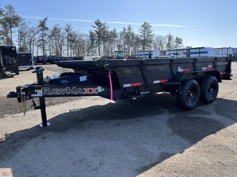 2024 RawMaxx 7X14 14K Powder Coated Dump w/ 22" High Sides