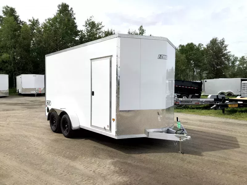 2026 E-Z Hauler 7x14 7K Aluminum Enclosed Cargo w/Spare Tire/Mount. 1587 lbs.