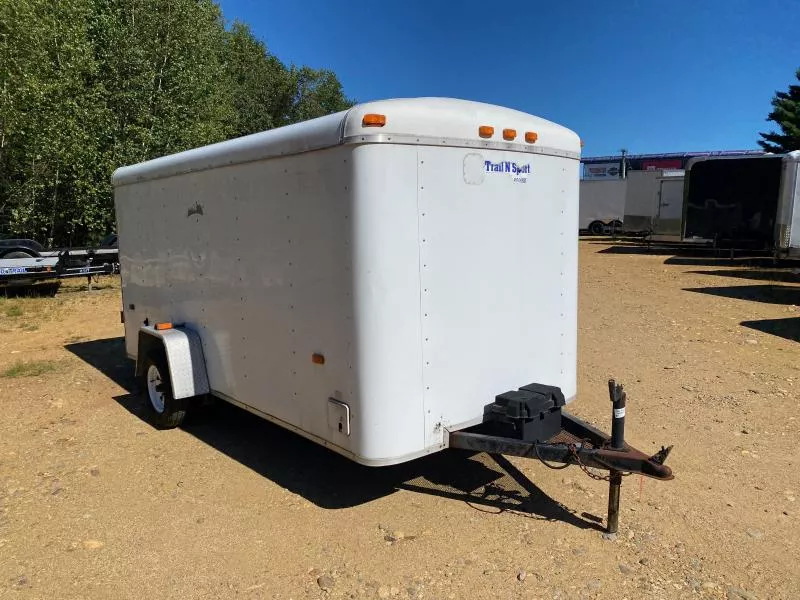 2005 US Cargo 6x12 Enclosed 3K Cargo Trailer w/Rear Barn Doors & Shelving