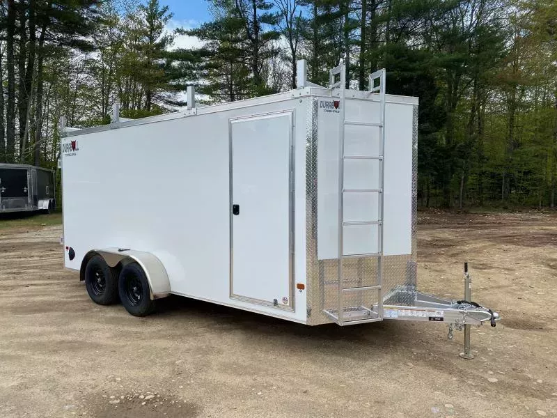 2026 Durabull Trailers 7x16 Aluminum 7K Enclosed Cargo Trailer w/Contractor Package & Ramps