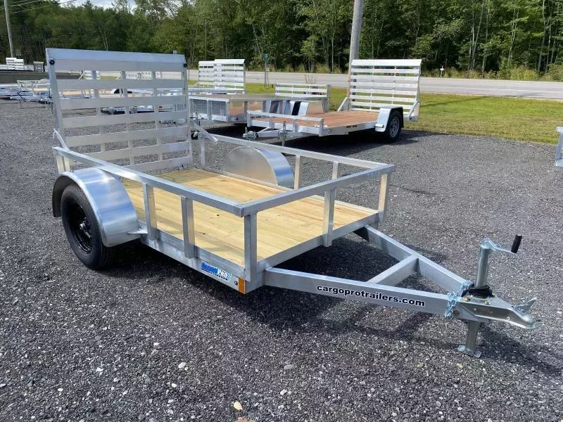 2026 CargoPro Trailers 5x8 Aluminum 3K Utility Trailer w/Fold Flat Ramp