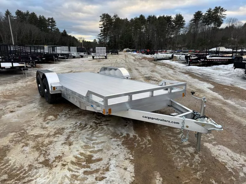 2026 CargoPro Trailers 7x18 All Aluminum 10K Economy Car Hauler w/Slide-In Ramps