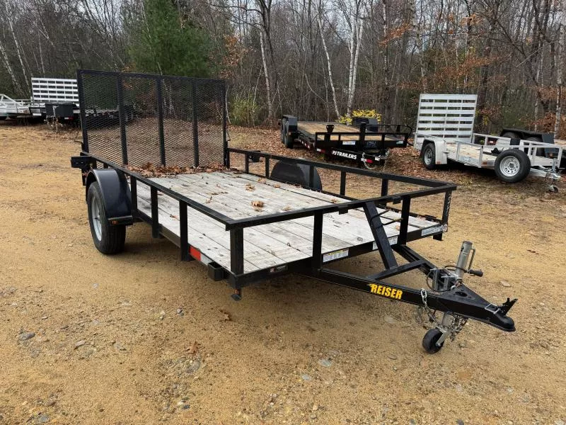 2023 Reiser Trailers 7x12 3K Utility Trailer w/ Ramp Gate & Spare Mount