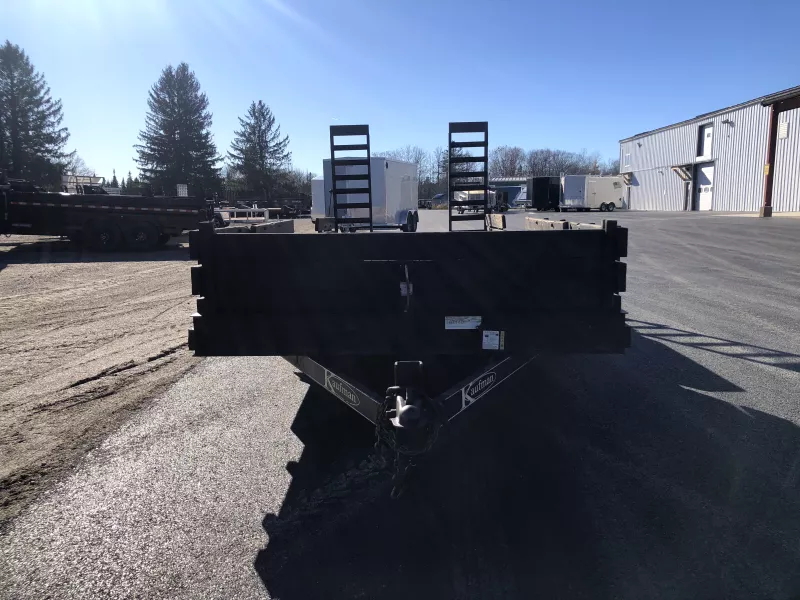 2019 Kaufman 7X18 8K Equipment Trailer w/Fold-Up Ramps. 2550 lbs.