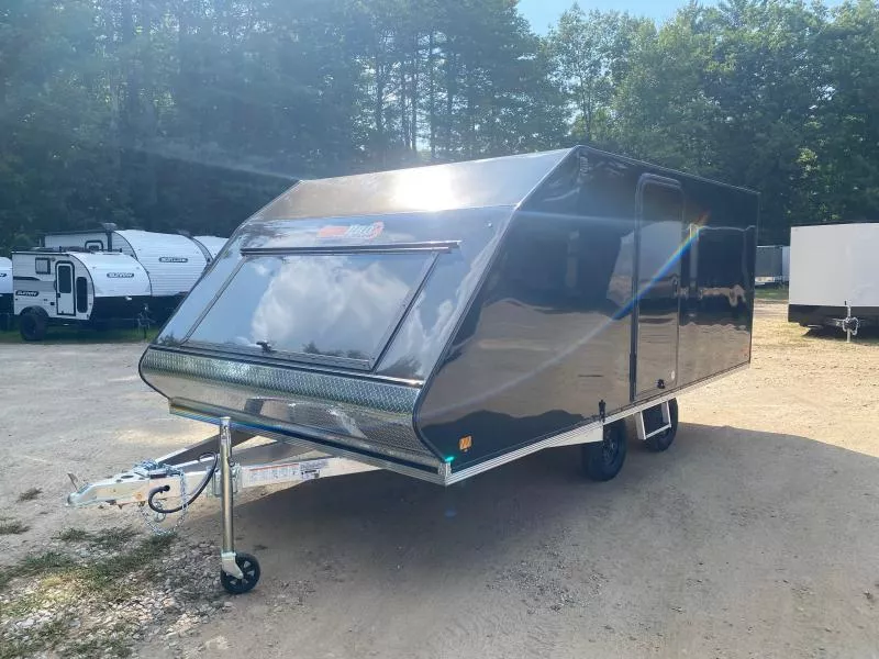 2026 SnoPro Trailers 101x16 Aluminum Enclosed 3-Place Snowmobile Trailer w/Tapered Ramp