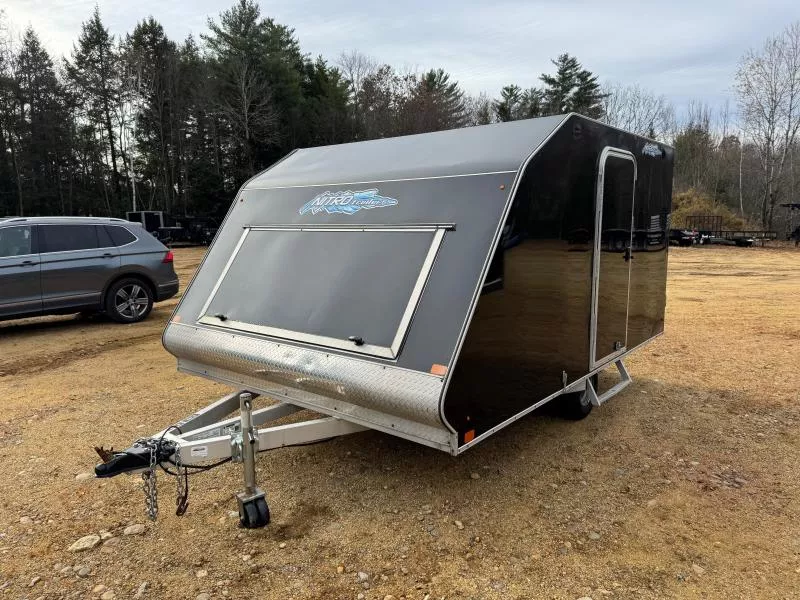 2022 Nitro 101x12 Crossover 2-Place Enclosed Snowmobile Trailer w/Track Mats & Ski Guides