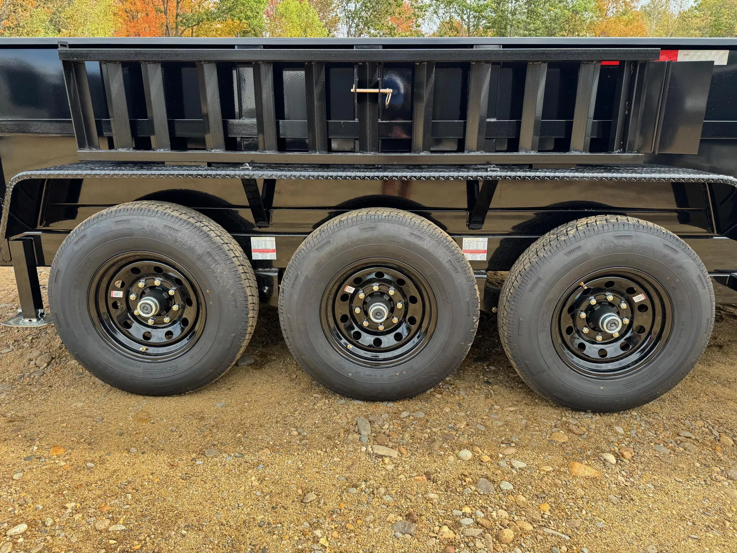 2026 Griffin Trailers 7x16 Powder Coated 21K Tri-Axle Telescopic