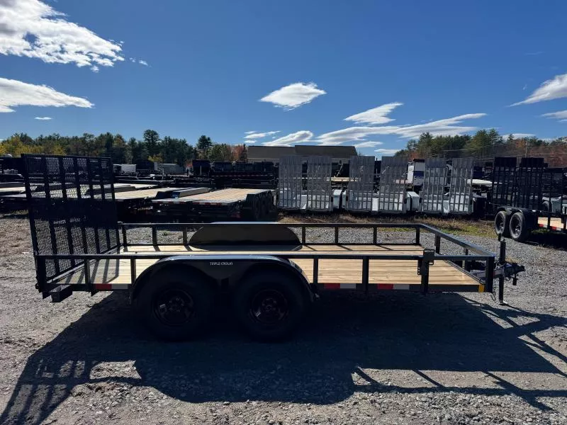 triple・crown 2025 Triple Crown Trailers 6x14 Powder Coated 6K Utility