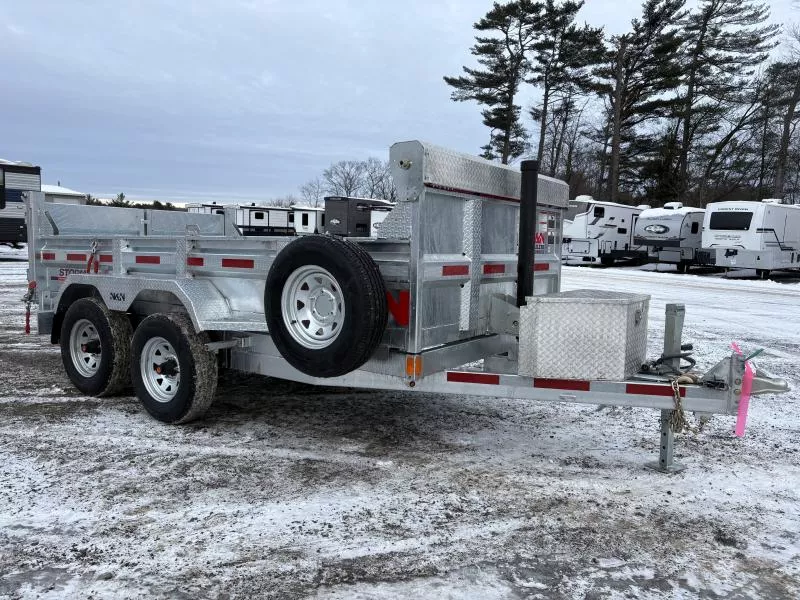 2026 N&N Trailers 6x12 10K Galvanized Dump Trailer w/Spare Tire & Mount