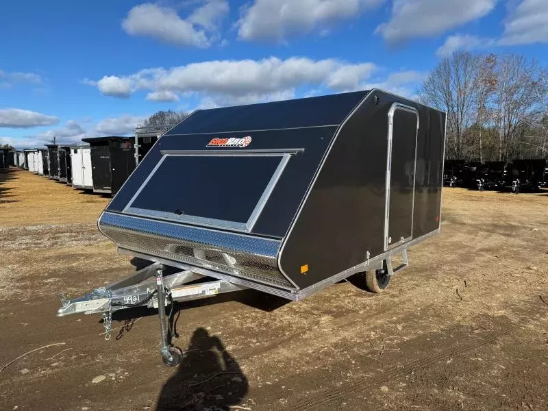 2026 SnoPro Trailers 101x12 Limited Model Aluminum 2-Place Enclosed Snowmobile Trailer w/Tapered Ramp
