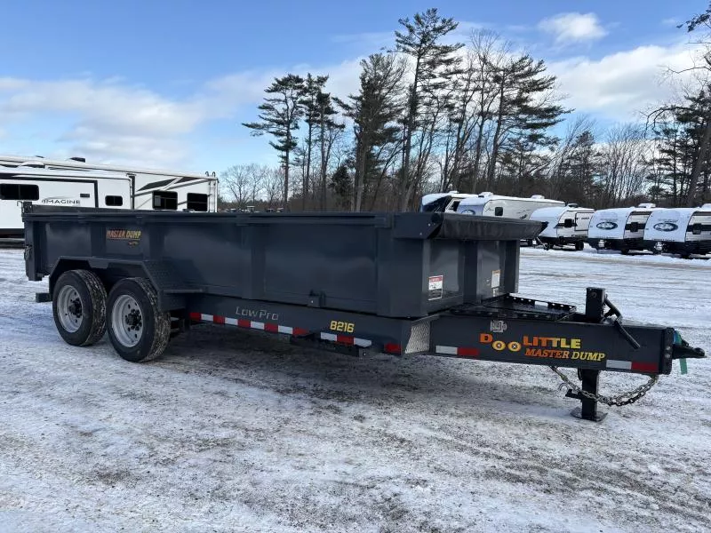 2024 Doolittle Trailer Mfg 7x16 16K Low Profile Master Dump Trailer w/Tarp Kit 