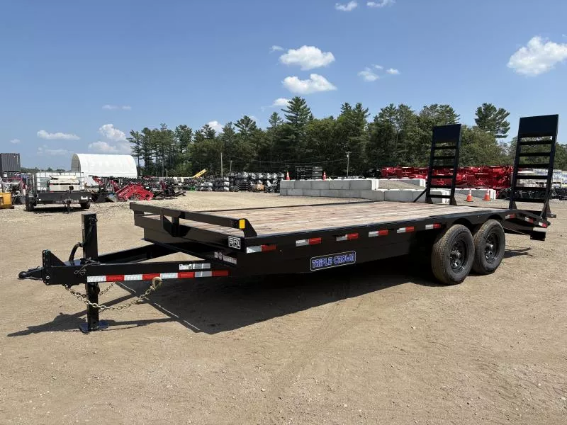 *INCOMING UNIT* 2026 Triple Crown Trailers 8.5x16+4 Deckover 14K Equipment Trailer w/Stand Up Ramps 