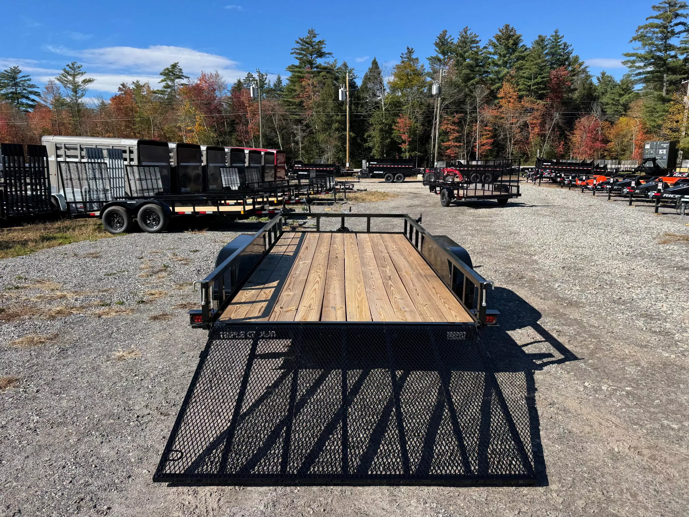 triple・crown 2025 Triple Crown Trailers 6x14 Powder Coated 6K Utility