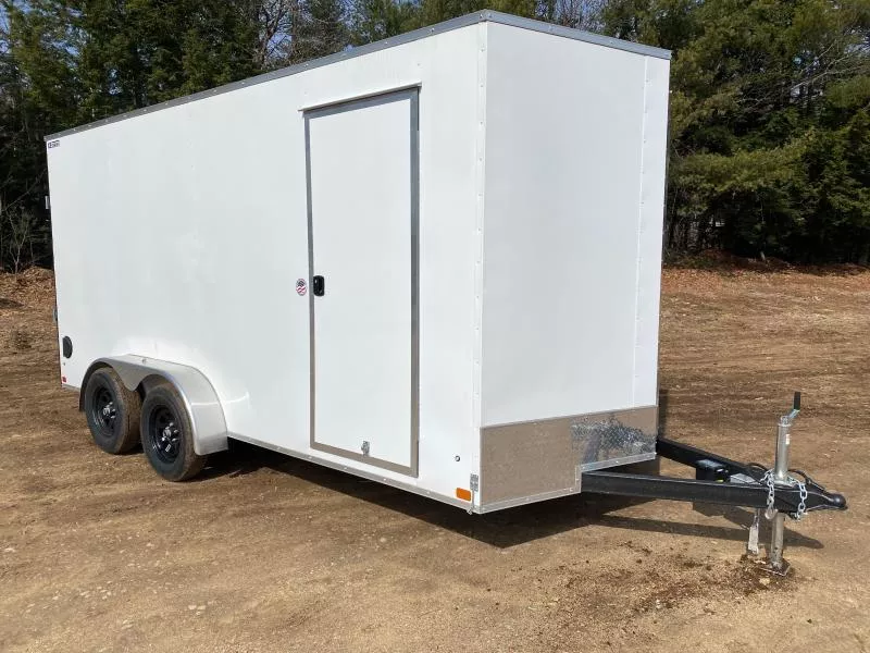 2026 ITI Cargo 7x16 Enclosed 7K Cargo Trailer w/Extra Height & Rear Ramp Door