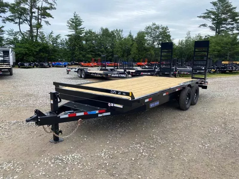 2025 Triple Crown Trailers 8.5x16+4 Deckover 14K Equipment Trailer w/Stand Up Ramps