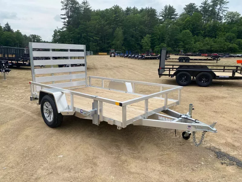 2026 Sure-Trac 6x10 Aluminum 3k Utility Trailer w/Fold Flat Rear Ramp