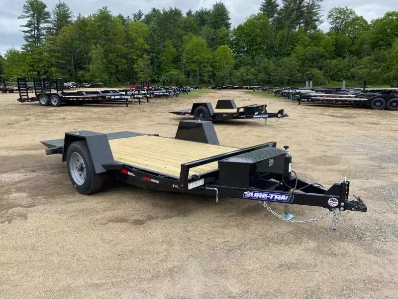 2025 Sure-Trac 6.5x12 Powder Coated 10K LowPro Tilt Equipment Trailer