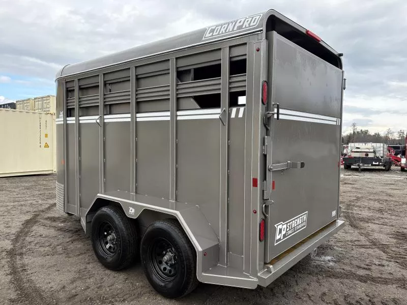 Corn Pro Rv 2025 CornPro 7x14 SB-14 7K Steel Livestock Trailer w/Extra Height in ...