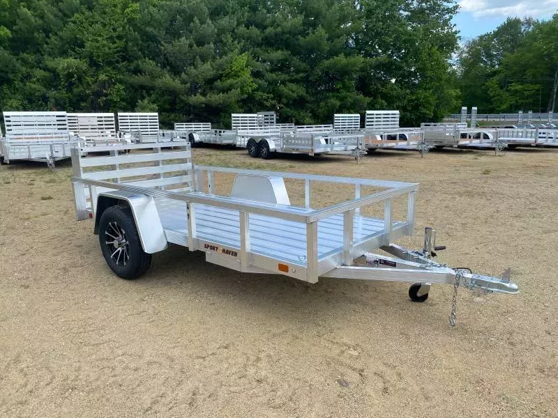 2026 Sport Haven 5x10 3K Aluminum Utility w/Bi-Fold Rear Ramp