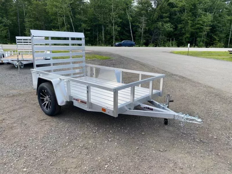 2026 Sport Haven 5x8 Aluminum 3K Utility w/Fold Flat Ramp