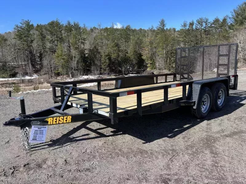 2026 Reiser 7x16 10K Landscape Trailer w/ Ramp Gate!