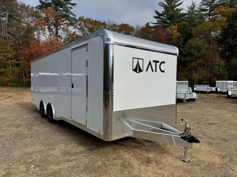 2026 ATC 8.5x24 Aluminum Enclosed 10K Car/Racing Trailer w/Escape Door
