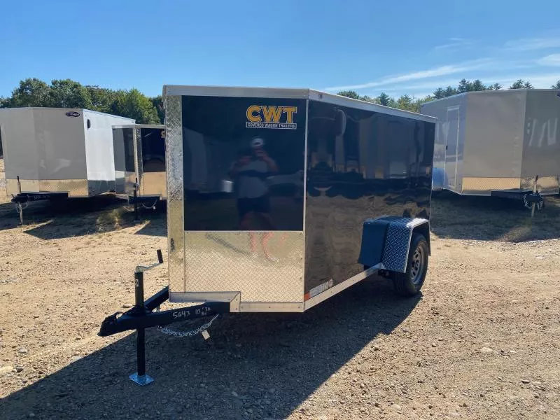 2026 Covered Wagon Trailers 5x10 Enclosed 3K Cargo Trailer w/Rear Swing Door