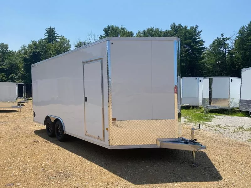 2026 Stealth Trailers 8.5x18 Aluminum 7K Cargo Trailer w/Extra Height & Ramp Door