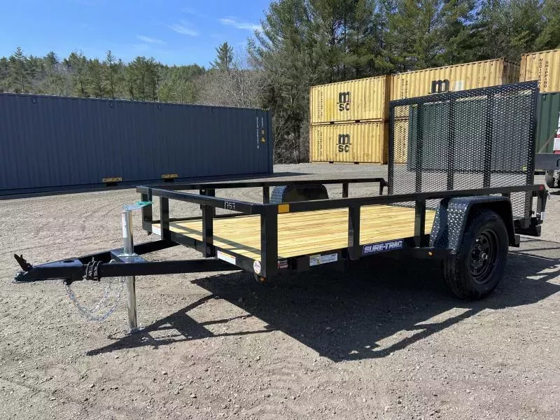 2025 Sure-Trac 6x10 3K Powder Coated Tube Top Utility Trailer