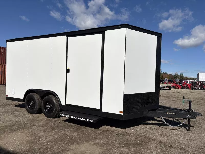 2026 Covered Wagon Trailers 8.5x16  Enclosed Cargo w/Extra Height & Blackout Package 