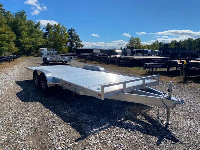 2026 Sport Haven 7x18+2 Aluminum 10K Partial Tilt Premium Car Hauler w/Removable Fenders