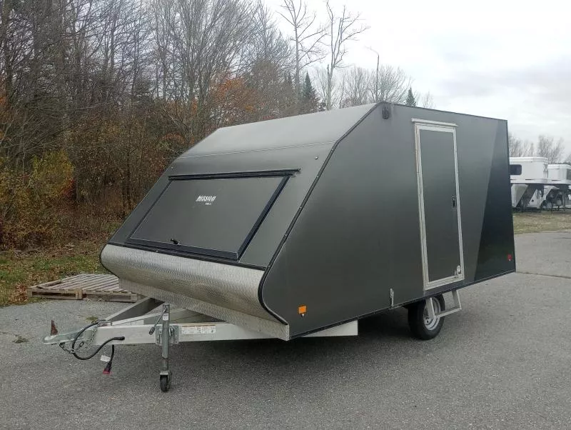 2019 Mission 101x12 Aluminum 2-Place Crossover w/Mats & Guides, Galvanized Axle