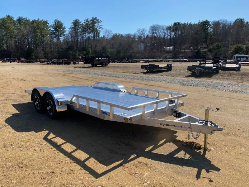 2026 CargoPro Trailers 7x18 All Aluminum 7K  Car Hauler w/Slide-In Ramps