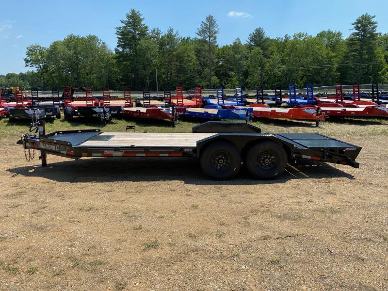 2024 Diamond C Trailers 7x18 Powder Coated 14.9K Lowpro Equipment Trailer w/Full Width Ramps sBIdSy470mwc