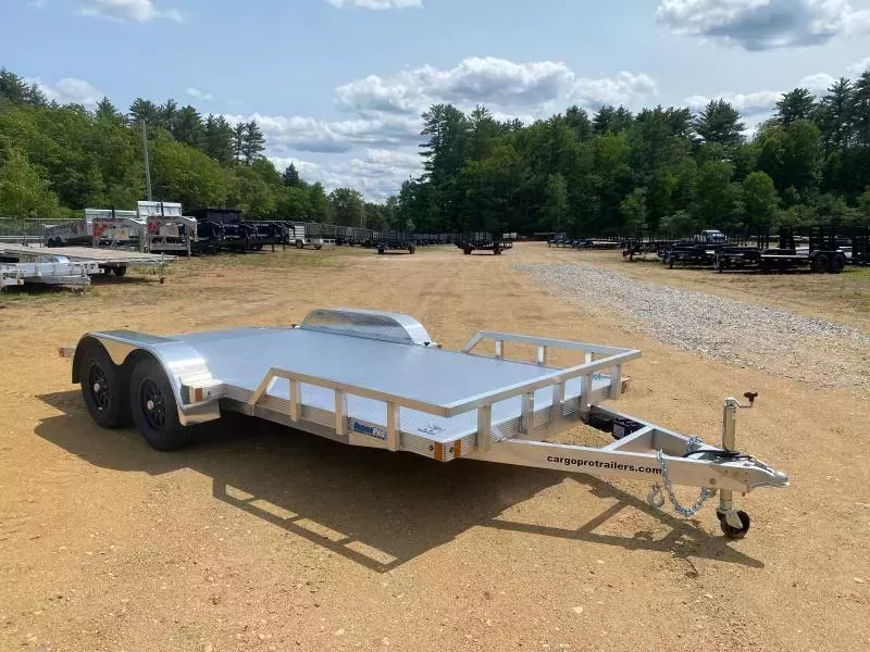 2026 CargoPro Trailers 7x16 All Aluminum 7K  Car Hauler w/Alum Wheels & Slide-In Ramps