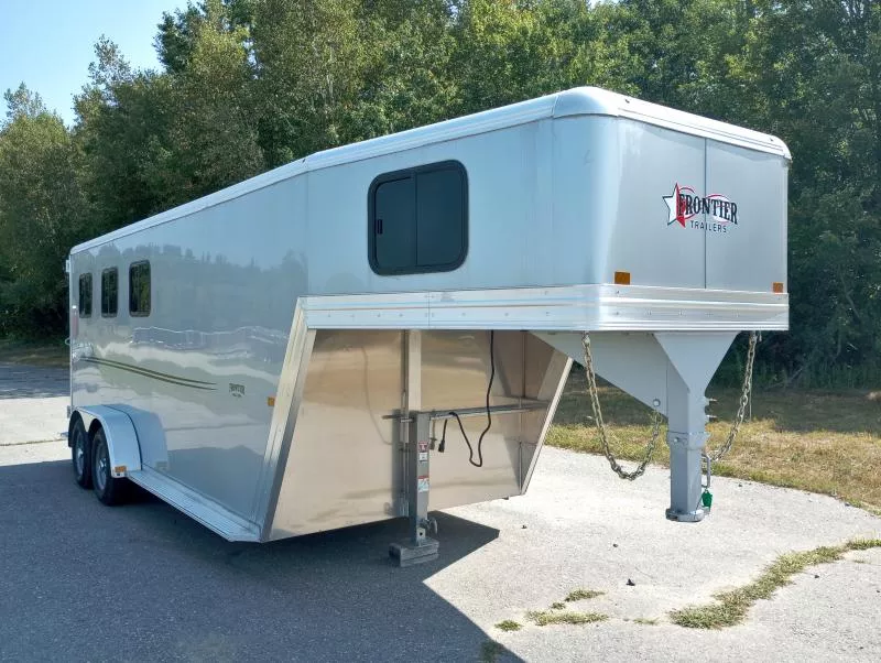 new Horse Trailers Frontier Trailers  for sale, in Manchester, ME Thumbnail 7