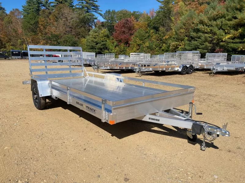 2026 Bear Track 6.5x15 All Aluminum 4.4K Utility Trailer w/Side Rail Kit