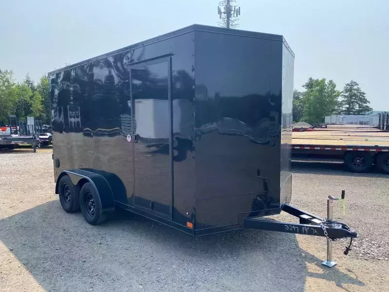 2026 ITI Cargo 7x14 Enclosed 7K Cargo Trailer w/Extra Height & Rear Ramp Door